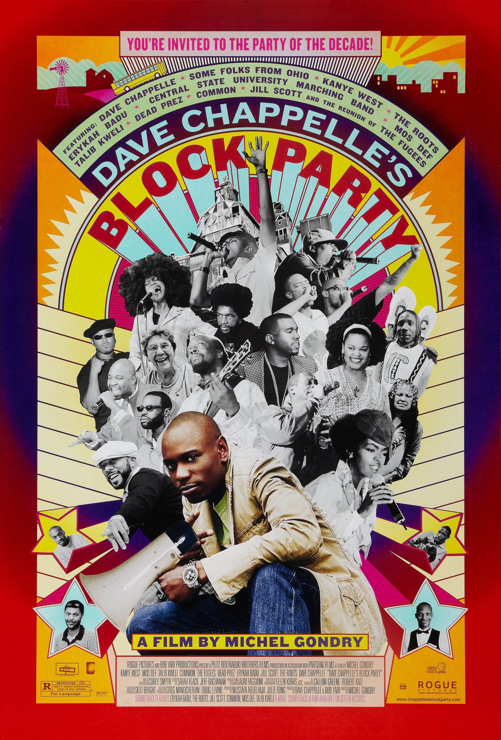 Block Party (2005) – Performs as himself in Chappelle’s hip-hop celebration.